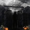 thumbnail image 4 of Capa con capucha Capa larga Disfraz de vampiro Halloween Adulto Unisex Adepaton 221149-7, 4 of 9