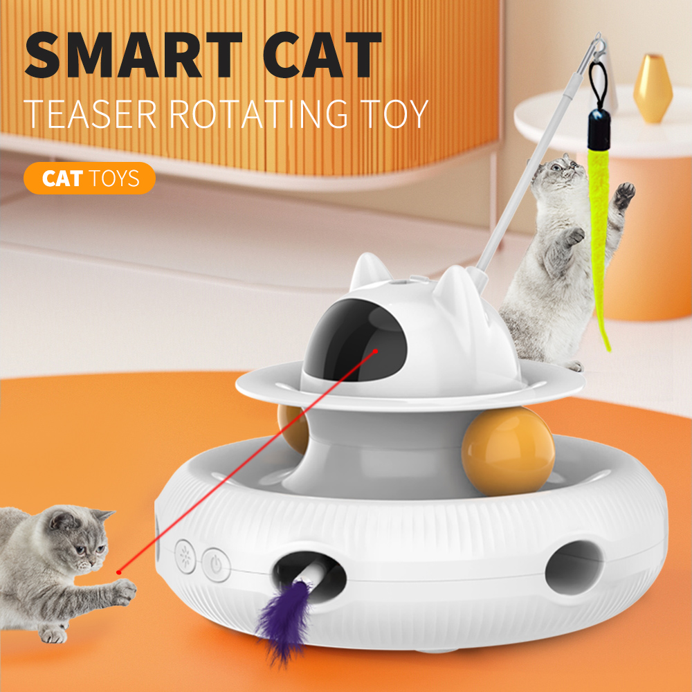 Cornmi Extendable Laser Feather USB Rechargeable Cat Teaser photo 5