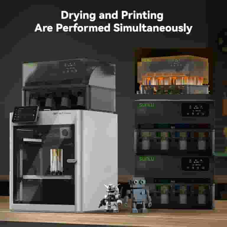 SUNLU AMS Heater for Bambu Lab AMS, Filament dryer box for Your SUNLU AMS Heater for Bambu Lab AMS, Filament dryer box for Your