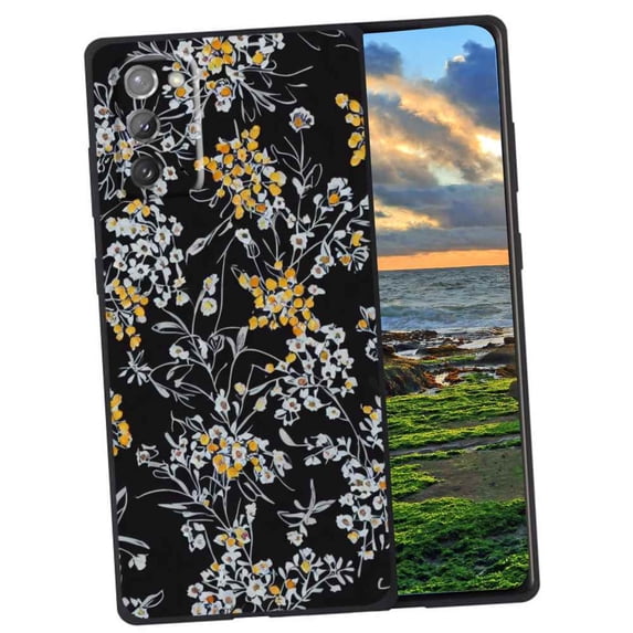 Compatible with Samsung Galaxy Note 20 5G Phone Case, Flowers-24 Case Men Women, Flexible Silicone Shockproof Case for Samsung Galaxy Note 20 5G