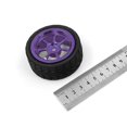 thumbnail image 5 of Neumáticos de llantas de ruedas de metal de 65mm con adaptador alargado de 12mm Afortunado Sencillez, 5 of 5