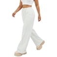 thumbnail image 7 of Yutgune Wide Leg Sweatpants for Women High Waist Drawstring Sweatpants Women Baggy Street Casual Sweats, 7 of 7