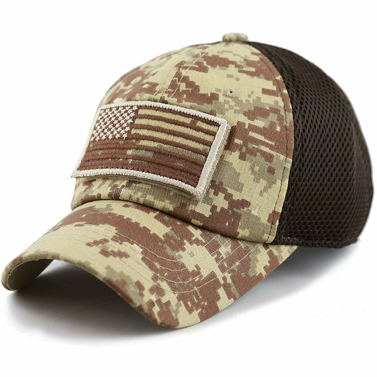 Ma Croix Us Military Cap American Flag Hat Detachable Baseball Mesh Tactical Army Camo 7fc044 Desert Camo Walmart Com Walmart Com