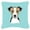 Blue, variant on Carolines Treasures BB1199PW1818 Checkerboard Blue Jack Russell Terrier Fabric Decorative Pillow- 18 x 18 In.