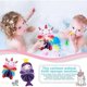 thumbnail image 4 of (Unicorn, Princess 2 pcs) Bath Poufs Kids Toddler Body Poufs Cute Cartoon Children Bath Sponges Puff, 4 of 5