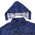 thumbnail image 5 of XBASW Kids Toddler Girls Trench Jacket Detachable Hood Coat Spring Fall Light Windbreaker Jacket 5-13Y, 5 of 9