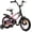 Pink, variant on ACEGER Simon 16 Inch Boys Bike with Training Wheels for Ages 5-8, Green