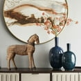 thumbnail image 3 of DOLITY Imitation Rattan Horse Statue Animal Sculpture Handmade Art Crafts Ornaments for, 3 of 9