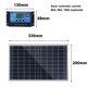 thumbnail image 4 of Emergencia 10W Panel Solar Polysilicon Conjunto de Paneles Solares Y Kit de Controlador de Recarga Solar Para Acampar El Teléfono Móvil de AutomÓVIL AL AIRE LIBRE ACCESORIO DE, 4 of 6