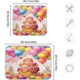 thumbnail image 3 of Coolnut Colorful Balloons and Cake Absorbent Dish Drain Mat,18"x16" Dish Drying Mats for Kitchen Counter,Dish Drying Pads for Sinks,Draining Racks Home Decor, 3 of 7