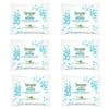 Pack of (6) Simple Water Boost Hydrating, Cleansing Face Wipes, 25 Ounce
