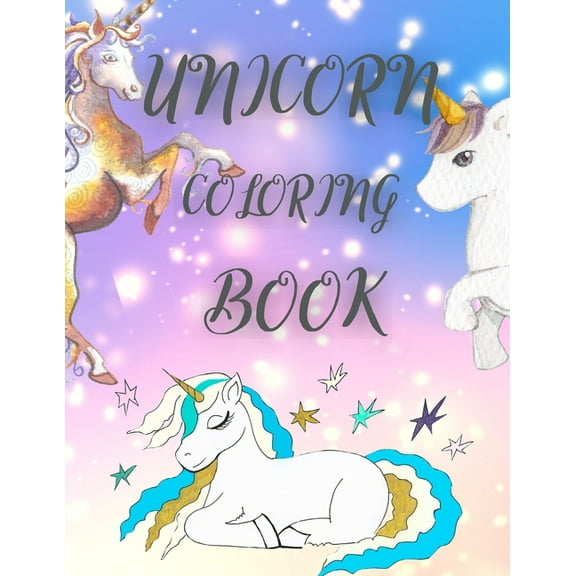 Kids Coloring Books: Unicorn Coloring Book (Paperback)