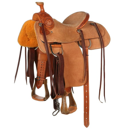 Nrs Pro Series Decatur Rose 1/3 Breed Youth Team Roping Saddle  (Best Team Roping Saddle)