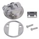 thumbnail image 3 of Made 2" Flush Pull Slam Latch Stainless Steel Round Pull Latch for RV Boat Deck Hatch 1/4" Door Cabinet Hardware Door Locking, 3 of 5