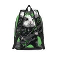 thumbnail image 2 of Picia Rock Guitar Guinea Pig Printed Canvas Daypack - Stylish and Durable Vintage Compact Backpack - Class, Work, Travel, or Laptop Bookbag,Organized Compartments-Medium, 2 of 6