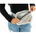 thumbnail image 3 of Funky Junque Belt Bag Fanny Pack for Women - Faux Fur - Heather Grey, 3 of 6