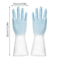 thumbnail image 3 of WIFKLSIIPG Gradient Color Kitchen Housework Gloves Clean Durable Laundry Clothes Latex Gloves(Green), 3 of 8