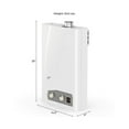 thumbnail image 3 of Indoor 4.0 GPM Liquid Propane Tankless Water Heater Gas Instant Electric Heaters Major Appliances Home ,Security Protection Design, 3 of 6