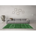 thumbnail image 3 of Ahgly Company Indoor Round Abstract Emerald Green Modern Area Rugs, 6' Round, 3 of 4