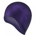 thumbnail image 4 of Adult Swim Cap for Long Hair Ladies, Superior Over-the-Ear Waterproof Silicone Swimming Cap, Durable and Resilient for Men, Women, Kids, Youth Girls and Boys, 4 of 9