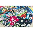 thumbnail image 5 of Elizabeth Sutton MI30A Chasing Rainbows Abstract Modern Multicolor Area Rug, 2'7" x 4', 5 of 6