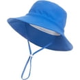 thumbnail image 3 of 2Pcs Baby Sun Hat Toddler Summer UPF 50+ Sun Protective Bucket Hat Wide Brim Beach Hats for Baby Boys Girls, 3 of 7