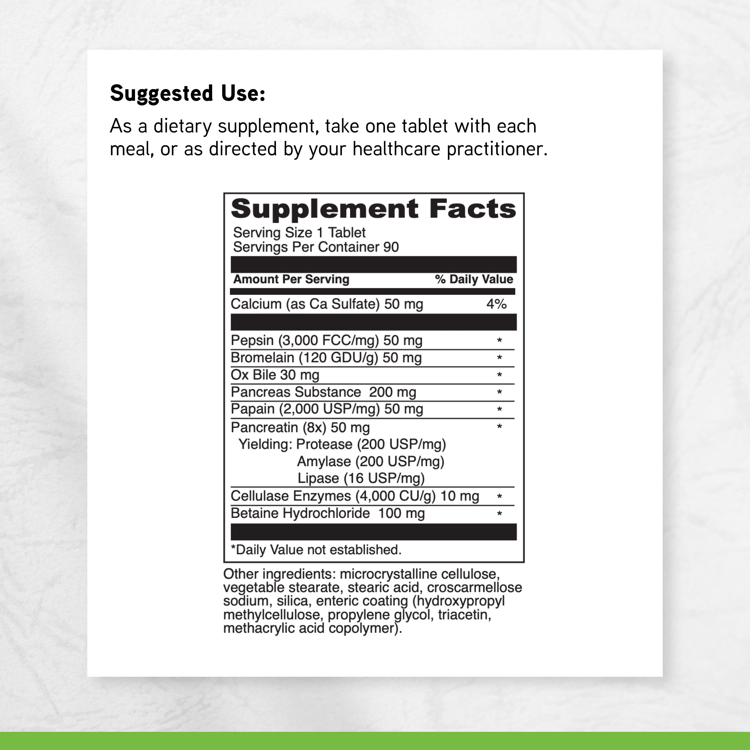 DaVinci Labs Digestive Enzymes - Support Digestive Health & Nutrient Absorption - 90 Tablets