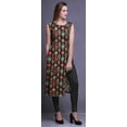 thumbnail image 4 of Bimba Printed Side Slit Straight KurtisForWomen Sleeveless Summer Kurta, 4 of 6