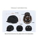 thumbnail image 2 of Eigraketly Casco de ciclismo Hombre Mujer Cascos de bicicleta Sombrero transpirable multifuncional Suministros de equitación para motocicleta Ciclismo Blanco, 2 of 6