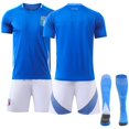 thumbnail image 1 of 2425 Italy Home Soccer Uniform #No Number Children Adult Copy Player Name Sports Jersey -22, 1 of 2