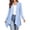 Light Blue, variant on Hzzrkos Women's Lightweight Open Front Cardigan Long Sleeve Drape Front Knit Sweater Casual Loose Fit Layering Cardigan Outerwear for Office Daily Wear Red M
