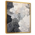 thumbnail image 2 of Designart "Abstract Grayscale Coral Artistry II" Coastal Coral Under Water Floater Framed Wall Art Prints, 2 of 5