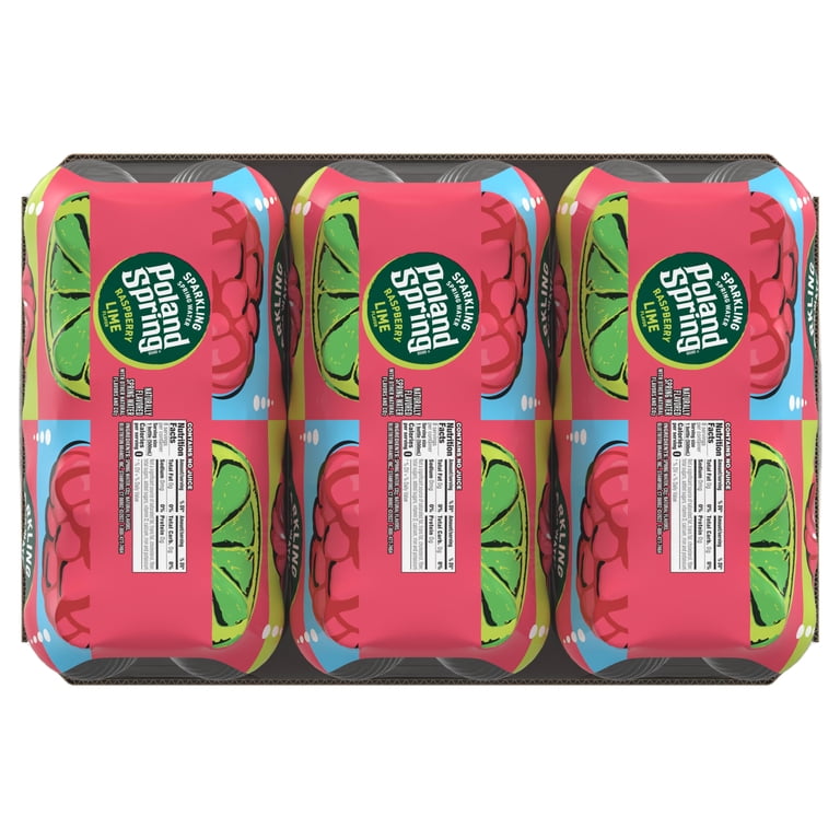 Poland Spring Sparkling Water, Raspberry Lime, 24 Pack photo 6