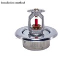 thumbnail image 4 of Fire sprinkler recessed escutcheon,Stainless steel recessed plate, 1/4 inch 3/4 inch SPRINKLERS pendent decorative pipe covers, 4 of 4
