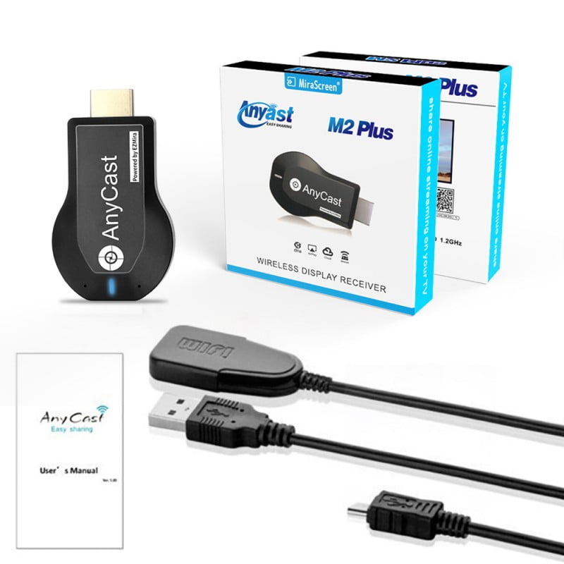 WiFi Display Dongle Receiver 1080P HDMI TV AnyCast M2/M4/M9Plus Airplay Miracast 