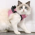 thumbnail image 4 of Special Buys! Cat Harness Escape Proof Small Cat and Dog Vest Harness with Reflective Strap Soft Mesh Adjustable Cat Walking Jacket for Kitten Cat Leashes for Walking Leash for Cats, 4 of 7