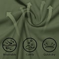 thumbnail image 5 of Aofany Men's UPF 50+ Sun Protection Shirts Outdoor UV Lightweight Hoodie Long Sleeve Fishing Hiking Performance Shirts Rash Guard SPF Shirts with Mask Rash Guard, 5 of 5