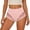 Pink, variant on Women's Seamless Mesh Underwear Panties High Waisted Soft Comfort Breathable Cotton Gusset Triangle Underwear, Blue, Size L