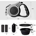 thumbnail image 2 of LIEVUIKEN Retractable Dog Leash Automatic Telescopic Tractor Dog Tape, Pet Tape 10/16 FT Durable and Convenient, with Non-Slip Handle, Suitable for Sm_Gift Of G, 2 of 4