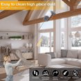 thumbnail image 4 of Cobweb Duster Kit for Home Office, Extendable Dusters with Microfiber Feather Duster, Washable & Reusable Tools for High Ceilings Ceiling Fans Furniture, 4 of 5