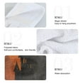 thumbnail image 5 of 2 Bathroom Towels Kitchen Towels 18.2x14In Velcro Hand Wipes Dish Cloths & Dish Towels Washroom Towels Face Towel Hand Wipes Halloween Castle, 5 of 7