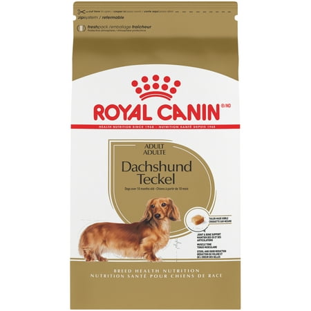 Royal Canin Dachshund Adult Dry Dog Food, 10 lb (Best Dog Food For Overweight Dachshunds)