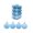 Blue#2, variant on Christmas Tree Ornaments 24pcs 2.36in Assorted Christmas Decorations with Various Shapes and Styles for Hanging on Tree Flocked Holiday Ornament Kit for Home,Office,Party,Wedding