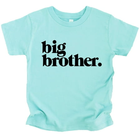 

Bold Promoted to Big Brother Period Sibling Reveal Shirt for Boys Sibling Outfit Chill Short Sleeve Shirt