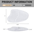 thumbnail image 5 of 4 Pairs Women Gel Ball of Foot Cushions, Invisible Anti Slip Metatarsal Pads Comfort Inserts for High Heels, 5 of 7