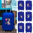 thumbnail image 2 of Luggage Cover Washable Case Cover Protective Case Scratch Proof Case Cover Suitable for Astronaut Print Pattern Fits 18-32 Inch 8astronaut letter I S, 2 of 6