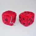 thumbnail image 3 of jinwen 2Pcs Mirror dices Soft Hanging dices Model for Ornament Decoration red, 3 of 9