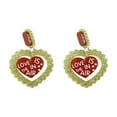 thumbnail image 7 of Valentine's Day Love Heart Hoop Earrings for Women,1 Pairs Retro Charm Pendant for Female,Lightweight Cute Ear Decoration Holiday Jewelry Gift,Ideal for Valentine's Day Mother's Day Gifts, 7 of 7