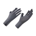 thumbnail image 1 of Guantes de protección solar para mujer, pantalla táctil, verano, antideslizantes, finos, bloqueador solar. Gris oscuro, 1 of 9