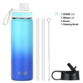 thumbnail image 3 of Botella de agua Drinco SS-CY0001-001 acero inoxidable doble pared aislada al vacio 22oz, 3 of 5